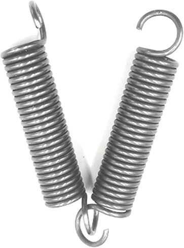 Dual Hook Tension Springs 2.5 x 18 x 110mm Spring Steel Wire Diameter 2.5mm OD 18mm Free Length 110mm 2 Pcs(2.5 x 18 x 180mm) in Kuwait