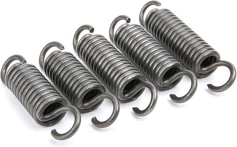Dual Hook Tension Springs 2 Pcs, Spring Steel 1.6 x 16 x 50 Mm, Wire Diameter 1.6 Mm, OD 16 Mm, Free Length 50 Mm(1.6 x 16 x 40 mm) in Kuwait