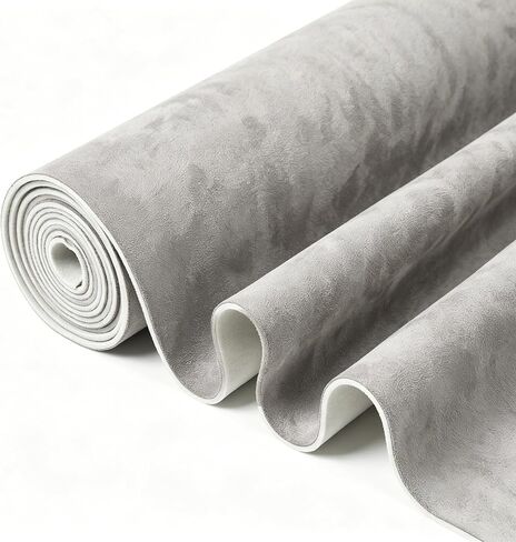 Suede Auto Headliner Fabric 120" L × 60" W with Foam Backing - Dark Gray Car Ceiling Material, Wrinkle-Free Tube Packaging for Truck, SUV, RV Roof Replacement & DIY Home Repair in Kuwait