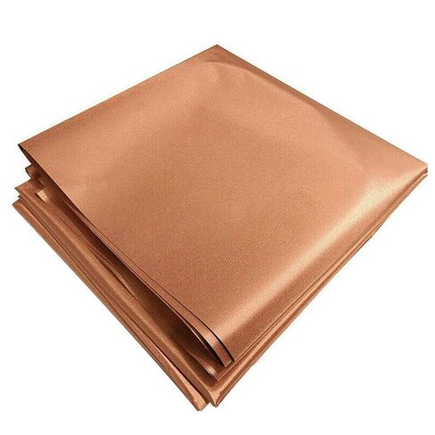 ‌1×1.1M Copper Conductive Shielding Fabric, RF Blocking for Cell/WiFi/GPS, EMI Radiation Reduction, Anti-Static, Data Theft Protection for Credit Cards‌(Color:Gold) in Kuwait