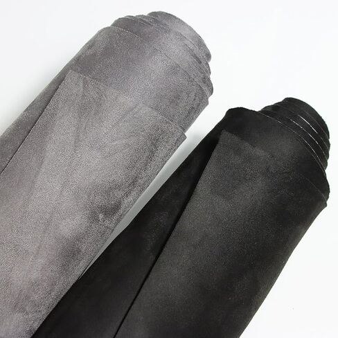 Suede Auto Headliner Fabric 120" L × 60" W with Foam Backing - Dark Gray Car Ceiling Material, Wrinkle-Free Tube Packaging for Truck, SUV, RV Roof Replacement & DIY Home Repair in Kuwait