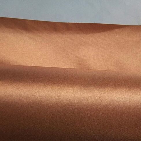‌1×1.1M Copper Conductive Shielding Fabric, RF Blocking for Cell/WiFi/GPS, EMI Radiation Reduction, Anti-Static, Data Theft Protection for Credit Cards‌(Color:Gold) in Kuwait