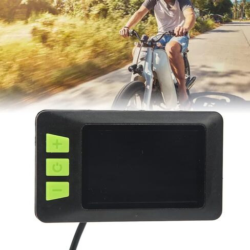 Electric Bikes LCD Display Screen, 24V 36V 48V 60V E Scooter Display Meter Control Panel Electric Scooter Panel Screen Speedometer 22.5mm/0.89in in Kuwait
