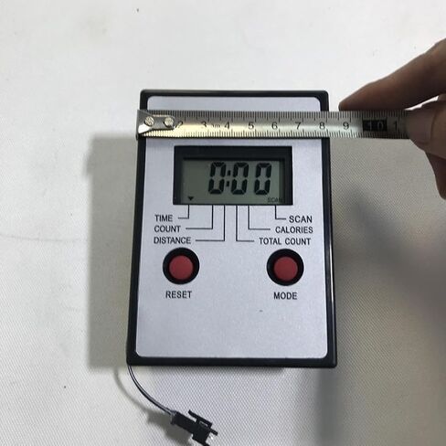 Rowing Machine Display Monitor Replacement Speedometer Counter for Gym Fitness Equipment, Shows Time Distance Calories Count, Black White Plastic Console with AAA for battery Power in Kuwait