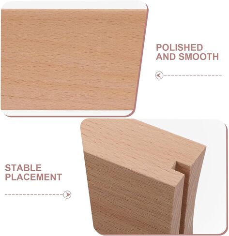 Wooden Rolling Pin Holde Wood Roller Display Rack Kitchen Baking Utensil Stand for Kitchen Restaurant Fondant Cookie Pie Crust Pasta Bakery Tool in Kuwait