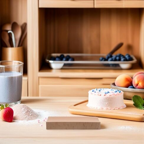 Wooden Rolling Pin Holde Wood Roller Display Rack Kitchen Baking Utensil Stand for Kitchen Restaurant Fondant Cookie Pie Crust Pasta Bakery Tool in Kuwait