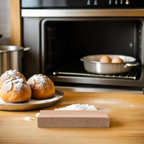Wooden Rolling Pin Holde Wood Roller Display Rack Kitchen Baking Utensil Stand for Kitchen Restaurant Fondant Cookie Pie Crust Pasta Bakery Tool in Kuwait