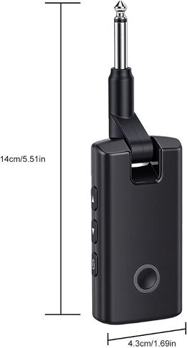 Guitar Headphone Amplifier Portable Guitar Amp Headphone Guitar Amplifier Bass Headphone Amplifier IR Loading Drum Machine USB OTG Audio with 50 Presets for Practice in Kuwait