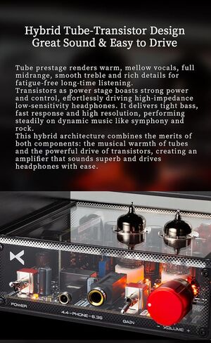 Fanmusic XDUOO MT-02 High Performance Tube Headphone Amplifier Class A Amplifier in Kuwait