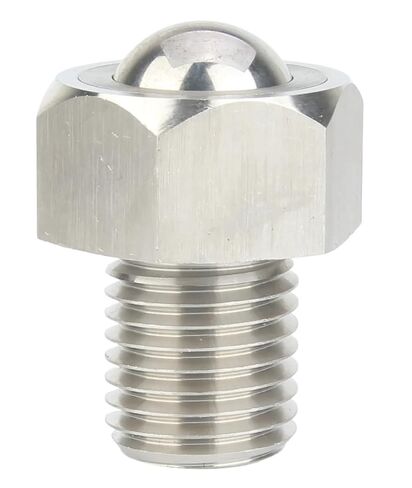 Stainless Steel Rolling Ball Conveyor Ball Rollers with Coarse Thread for Transport 5pc(QX312,M5) in Kuwait