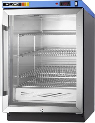 Summit Appliance PTHC65G Single Chamber Passive Heating Blanket Warmer with Glass Door, Stainless Steel Interior, Digital Thermostat, Silent Operation, Stainless Steel Cabinet and Lock in Kuwait
