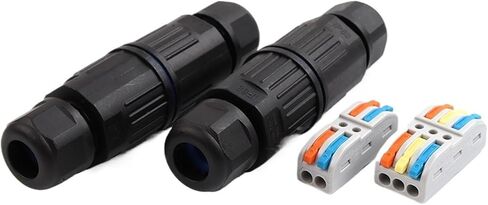 IP68 Waterproof Cable Connector Quick Connection 2 in Out 2/3 Pin Electrical Terminal Adapter Wire(KVF2002-2P) in Kuwait