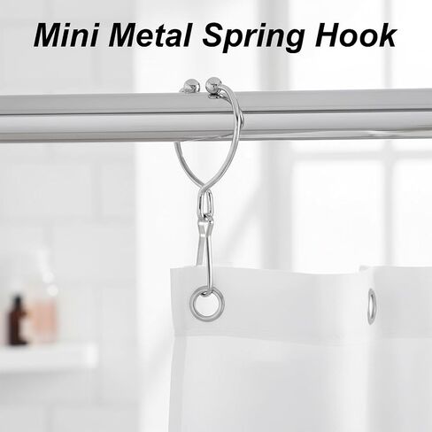 Small Metal Spring Snap Hooks 100 Pcs Spring Lanyard Clips 1 Inch Snap Clip Hook for Keychains, ID Holders, Plant Hanger, Flagpole Hooks (25mm) in Kuwait