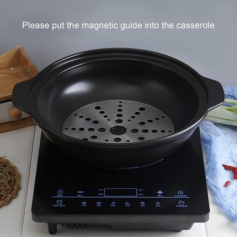 Stainless Steel Heat Diffuser Converter Disk Heat Converter Plate for Gas Stove Cooking Magnetic Cookware Thermal Guide Plate (Diameter 18cm/7.1in) in Kuwait