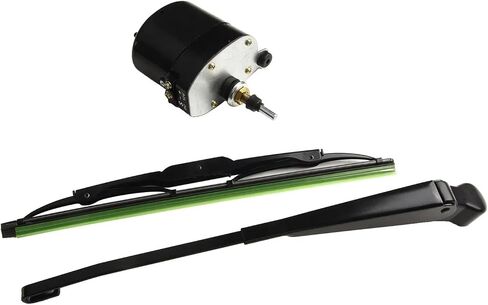 1pc Front Rear 12V Windscreen Wiper Motor With Arms Blade Compatible For Tractor Fishing Boat Power Tool Accessories Plastic Parts in Kuwait