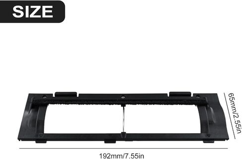 for Shark AI AV2501S AV2501AE RV2502AE Robotic Vacuum Cleaner Main Brush Cover Guard, Plastic Protective Shield, Easy Install, Black in Kuwait