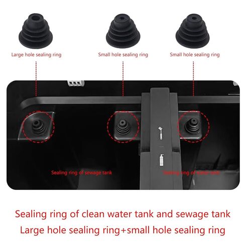 3Pieces Water Tanks Sealing Rings for PLUS/X1/X1 Plus Accessories Rubber Plug for Robot Water in Kuwait