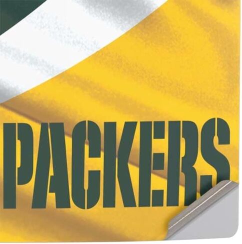 غلاف Skinit المخصص للألعاب متوافق مع وحدة التحكم PS5 Slim Digital Edition - تصميم Green Bay Packers المرخص رسميًا من الدوري الوطني لكرة القدم الأمريكية in Kuwait