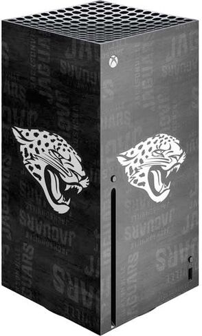 ملصق Skinit المخصص للألعاب متوافق مع وحدة تحكم Xbox Series X - تصميم شعار كبير مرخص رسميًا من NFL Jacksonville Jaguars in Saudi Arabia