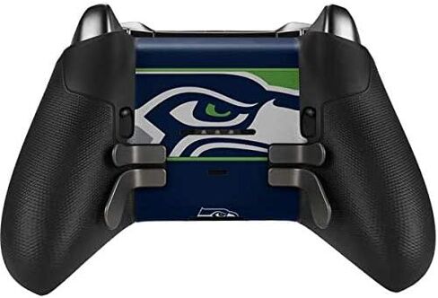 غلاف Skinit المخصص للألعاب متوافق مع وحدة التحكم اللاسلكية Xbox Elite Series 2 - تصميم بلوك منطقة سياتل سي هوكس المرخص رسميًا من الدوري الوطني لكرة القدم الأمريكية in Kuwait