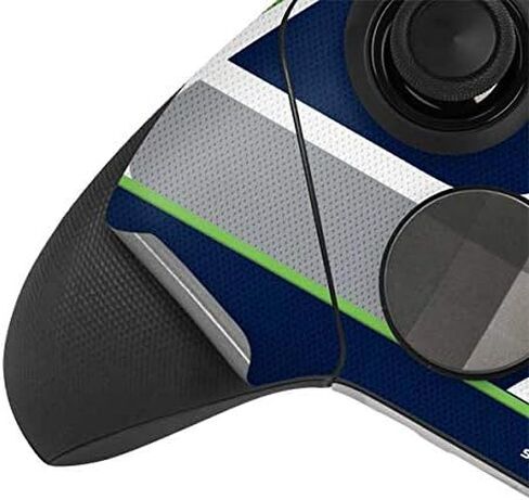 غلاف Skinit المخصص للألعاب متوافق مع وحدة التحكم اللاسلكية Xbox Elite Series 2 - تصميم بلوك منطقة سياتل سي هوكس المرخص رسميًا من الدوري الوطني لكرة القدم الأمريكية in Kuwait