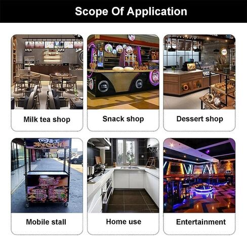 Commercial Hamburger Toaster, 6 Slices Electric Heating Hamburger Oven, Double-Layer Burger Bun Grilled Bread Machine in Kuwait