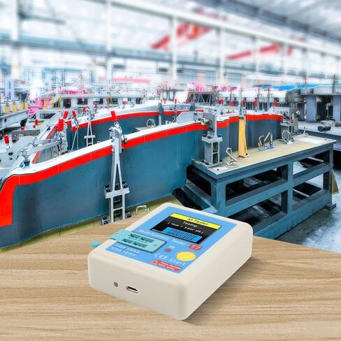 Multi-functional Transistor Tester for LCR ESR Component Testing, 3.5 Inch Color TFT Backlight Screen for Diode Resistor Capacitor, Portable LCR-T7 Meter for IR Remote Decoding in Kuwait