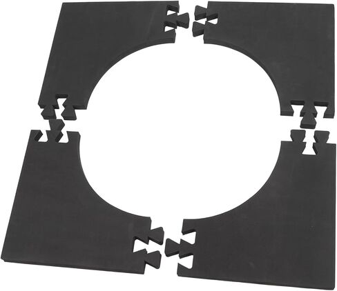 Dartboard Surround Wall Protector EVA Foam 28.5in Outer Diameter, 4 Piece Modular Backboard for Standard Boards, Tool Free Assembly, for Home Bar Game Room Wall Protection in Kuwait