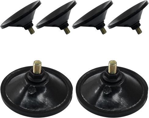 6Pcs Thickened Suction Cup, Black Threaded Suction Cup Strong Adhesive Suction Cups, Glass Window Tile Screw Suction Cup in Kuwait