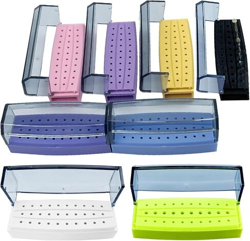 1pcs Dental Autoclavable Strawberry Box 30 Holes Plastic Endo File Disinfection Storage Clinical Strawberry Organizer (Yellow) in Kuwait