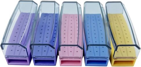 1pcs Dental Autoclavable Strawberry Box 30 Holes Plastic Endo File Disinfection Storage Clinical Strawberry Organizer (Yellow) in Kuwait
