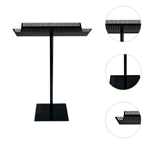 Holder Double Side Tooth Acrylic Stand Extension Display Holder Sectioning Organizer Rack Non Slip Stable Suitable for in Kuwait
