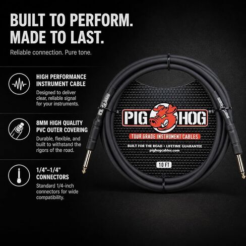 Zoom G1X FOUR Guitar Multi-Effects Processor Bundle with Samson SR850 Studio Reference Headphones, PigHog PH10 High Performance Guitar Cable, 9V Power Adapter and 99KOLB Polishing Cloth in Kuwait