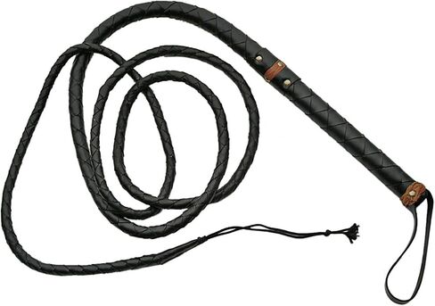SZCO 9-Foot Braided Leather Decorative Replica – Western-Style Costume Prop and Collectible Display Accessory in Kuwait