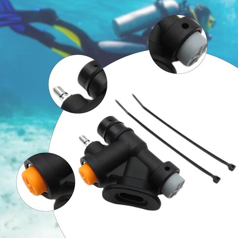 Diving BCD, Power Inflator, Inflation and Deflation Valve, Portable, Easy to in Kuwait