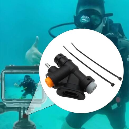 Diving BCD, Power Inflator, Inflation and Deflation Valve, Portable, Easy to in Kuwait