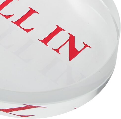 Kisangel Double Layer Engraved Font Betting Tokens Large Round Red Letters Game Currency Coins for Popular Hold Card and Blackjack Players in Kuwait