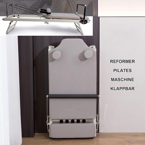 Multifunctional Pilates Core Bed, Foldable Reformer, Adjustable Strength Design, Yoga Fitness Exercise Professional Equipment in Kuwait