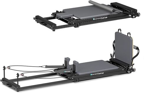 Portable Folding Body Reformer,Pilates Core Bed Large Equipment, Adjustable Strength Yoga Exercise , Base in Kuwait