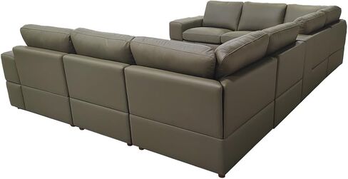 Large Arm Leather Match Upholstery Modular Sectional in Kuwait