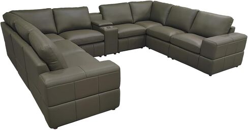 Large Arm Leather Match Upholstery Modular Sectional in Kuwait