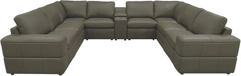 Large Arm Leather Match Upholstery Modular Sectional in Kuwait