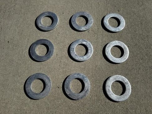 1-1/4" Hot Dipped Galvanized Washer – Type A Flat Washer - Sandbaggy (400, 1-1/4") in Kuwait