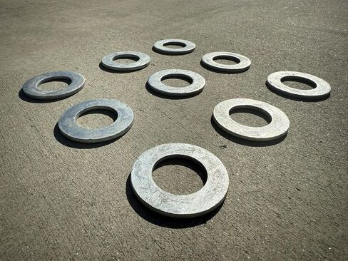 1-1/4" Hot Dipped Galvanized Washer – Type A Flat Washer - Sandbaggy (400, 1-1/4") in Kuwait