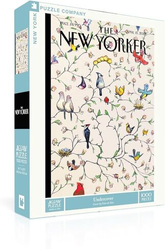 New York Puzzle Company - New Yorker تتمتع بالحياة - 1000 قطعة بانورامزو لليالي لعبة العائلة من قبل مارك أولريسكن in Kuwait