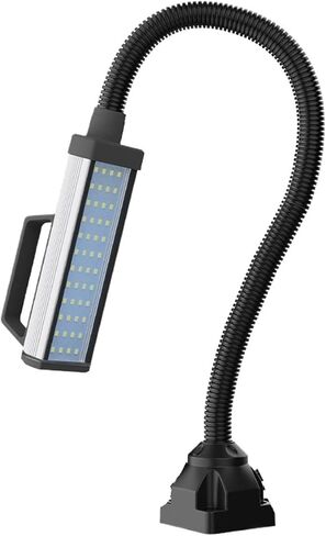 15 واط LED آلة ضوء العمل مخرطة مقاومة للماء والزيت مصباح صناعي لمكبس التثقيب الصناعي/منضدة العمل (15 واط 220 فولت 3 ثقوب) in Kuwait