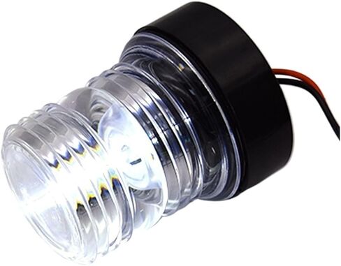 12Inch Fold Down Boat LED Navigation Light for Yacht Marine Navigation Anchor Light 12-24V Sailing Signal Light 360 Degree Round(H0146 Anchor Light) in Kuwait