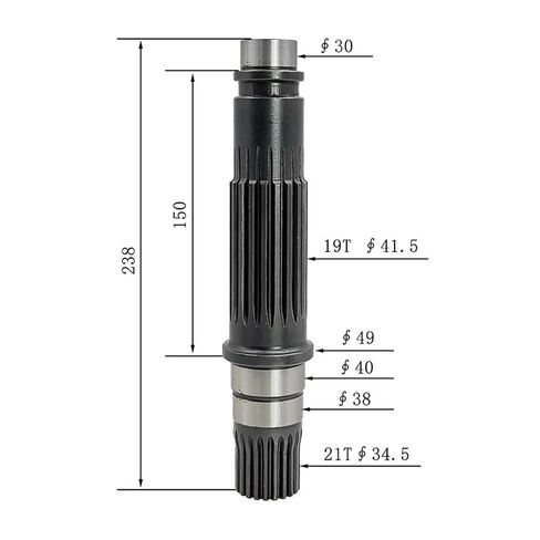 Suitable for E6250F Excavator Travel Motor Gear Pump Shaft/Motor Shaft 21/19 Teeth in Saudi Arabia
