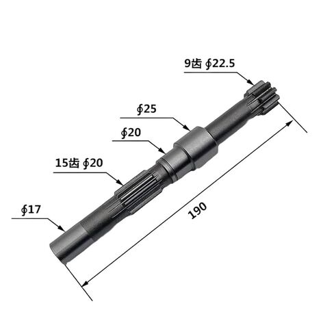 مناسبة ل PC35MR-3 حفارة السفر ترس المحرك مضخة رمح/عمود المحرك 9/15 الأسنان in Kuwait