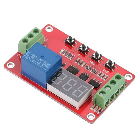 DVB01 Digital Window Voltage Comparator, Multi Function Voltage Monitoring Controller with 5 Customizable Functions, Delay Pull in & Pull Off, Ideal for DC 0 100V (24V) in Kuwait
